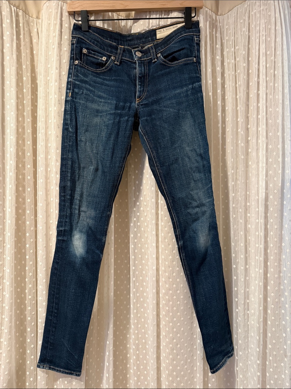 rag & bone Dark Blue Skinny Jeans
